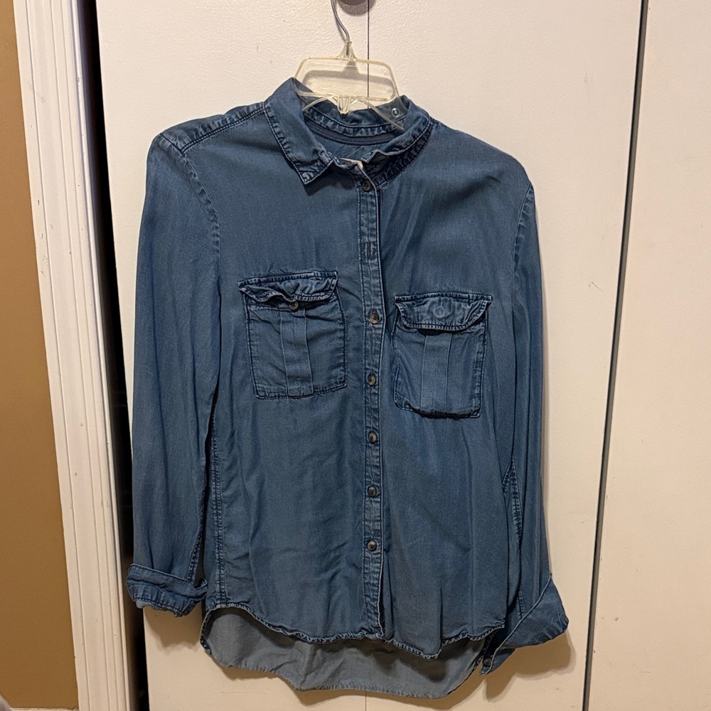 H&M Classic Blue Denim Shirt